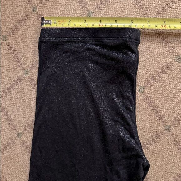 Splendid Black pull on glitter detailed leggings S - Picture 5 of 9